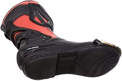 DRH Rapido Mens Motorbike Racing Boots Leather Sports Shoes