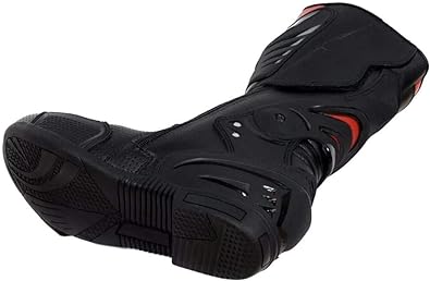 DRH Rapido Mens Motorbike Racing Boots Leather Sports Shoes