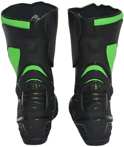 DRH Rapido Mens Motorbike Racing Boots Leather Sports Shoes